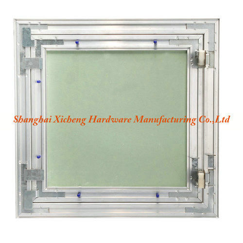 30x30 Push Lock Anodized Surface Metal Ceiling Access Panel For Security