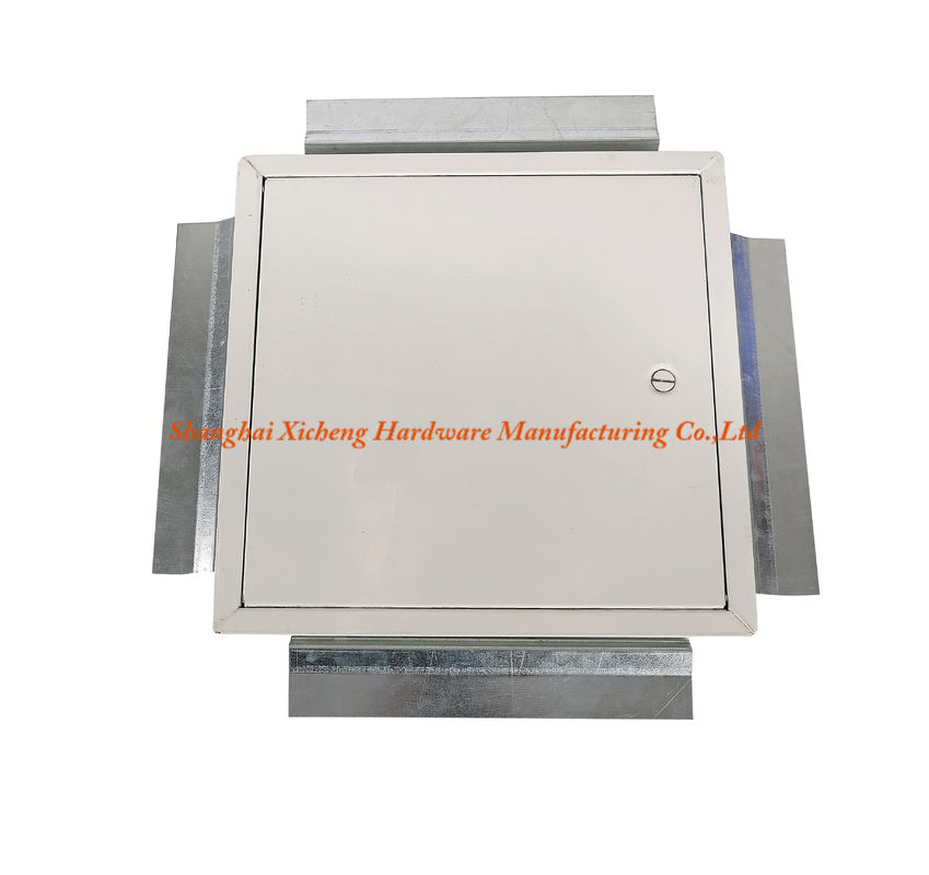 Slotted Lock Galvanized Steel Access Panel  With Steel Sheet Hatch