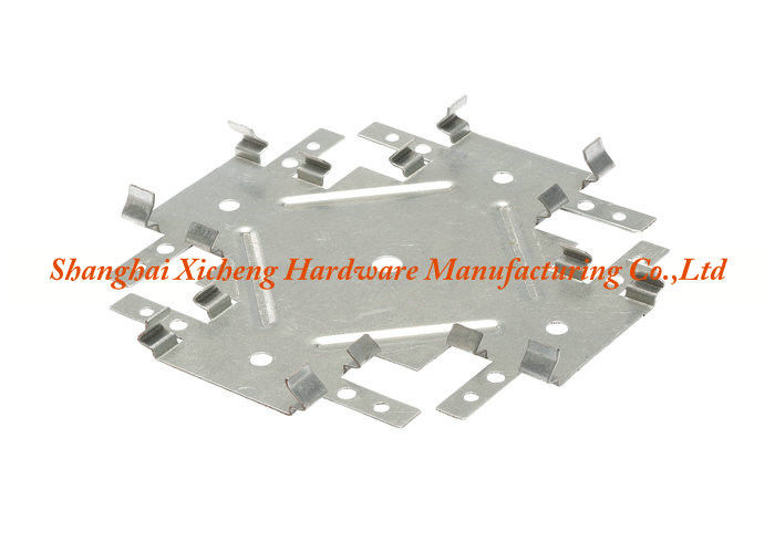 Standard Thickness Galvanized Steel Stamping Parts Of Straight Attachment OEM